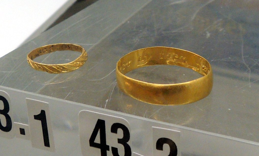 The posey rings from the 17th Century