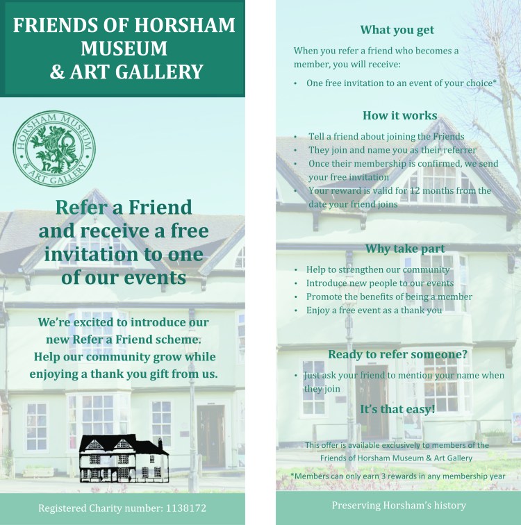 Refer a friend leaflet